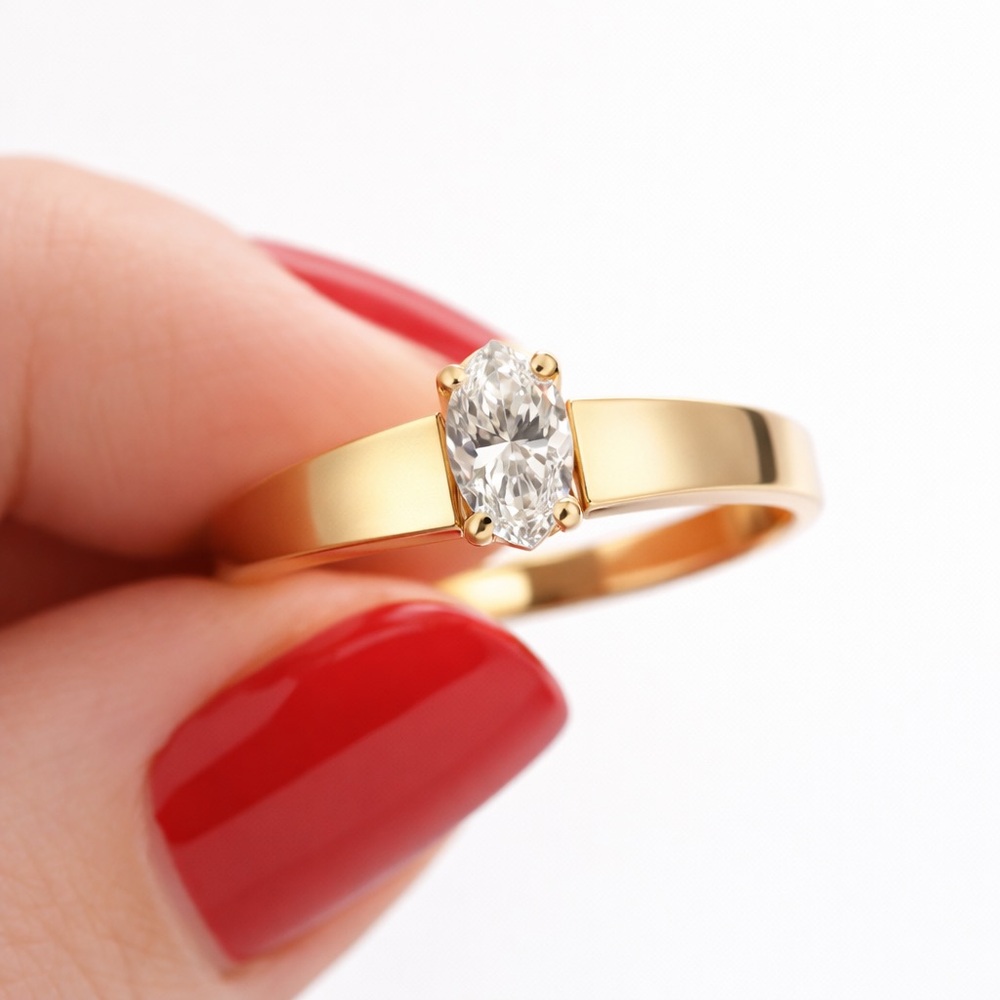 🚨Elegant Gold Diamond Ring🚨💎💍🔥